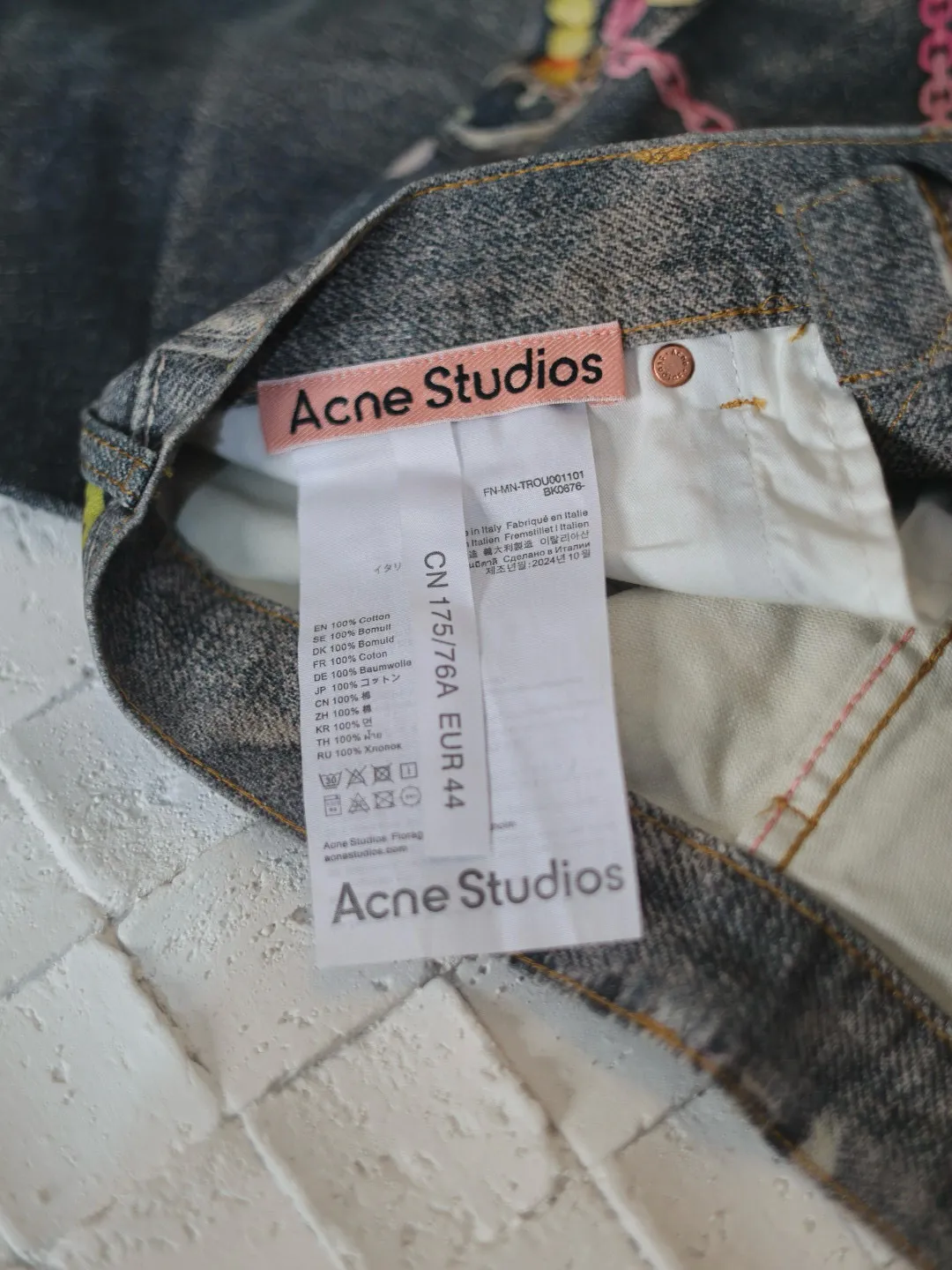 Acne Studios 25Ss New Arrival 3D 21 3 ， 100% 。 ， 3D ， ， 。 ， ！ ！ ， 。 Size：44/46/48/50